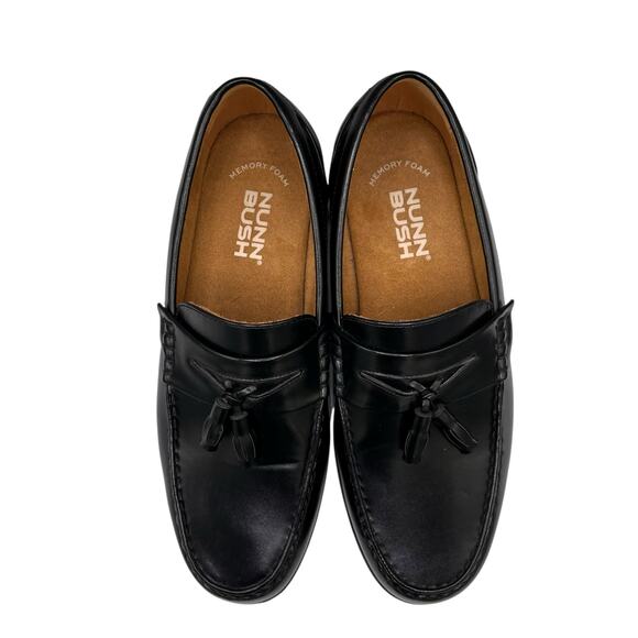 Nunn Bush Men’s Concord Slipon Loafers 9M Tassels Comfort Gel Footbed Flexible - Picture 1 of 5